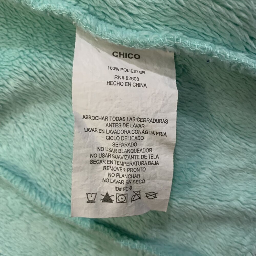 Free Country Women's Fleece Jacket Size S Green Full Zip Pockets Live in it GUC - Picture 5 of 11